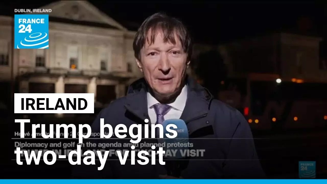 Trump will meet with Ireland's leaders before heading to his golf club in Doonbeg • FRANCE 24