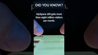 Who still uses MySpace? #shorts #facts #socialmedia