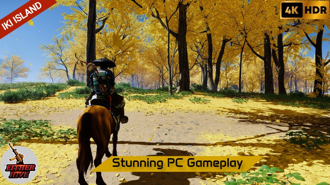 Ghost of Tsushima Katayama Market Takeover IKI Island 4k PC