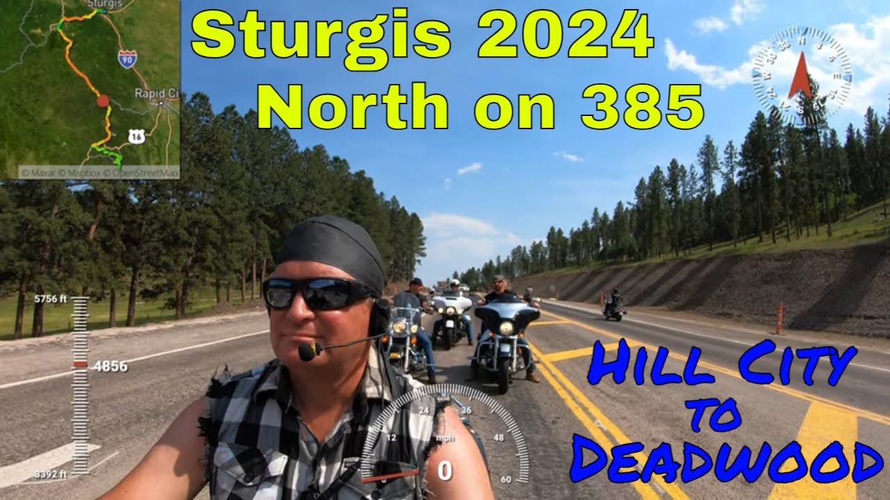 Hill City to Deadwood Motorcycle Ride / Sturgis Motorcycle Rally - YouTube