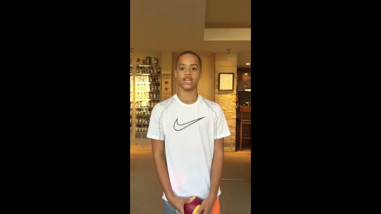 WORLD RECORD 3 Longest Dunk On A Mini Indoor Basketball Hoop By 14 Year Old