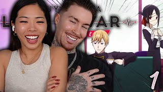 WE HOPE THIS IS GOOD... | Kaguya-sama: Love Is War Episode 1 Reaction
