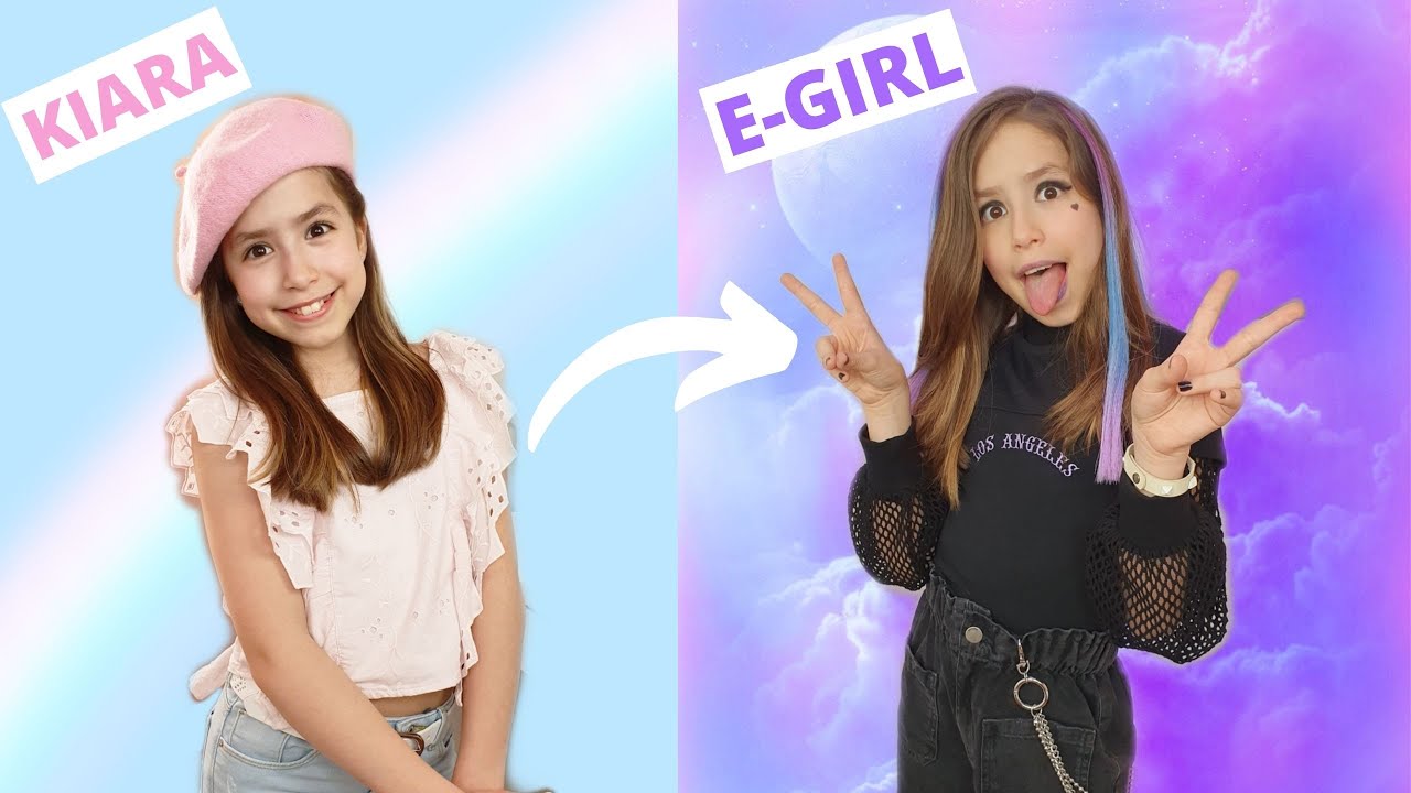 Kiara Paris Page De Garde 24H Je suis une E-Girl 😅😂 // KIARA PARIS 🌷 - YouTube