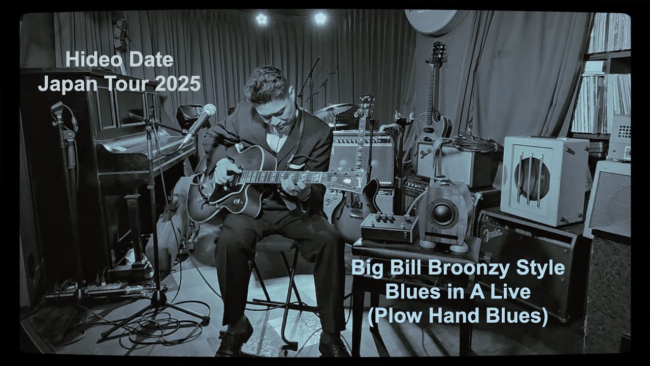 Big Bill Broonzy Style Blues in A Live At Black Cat Bone Fukuoka