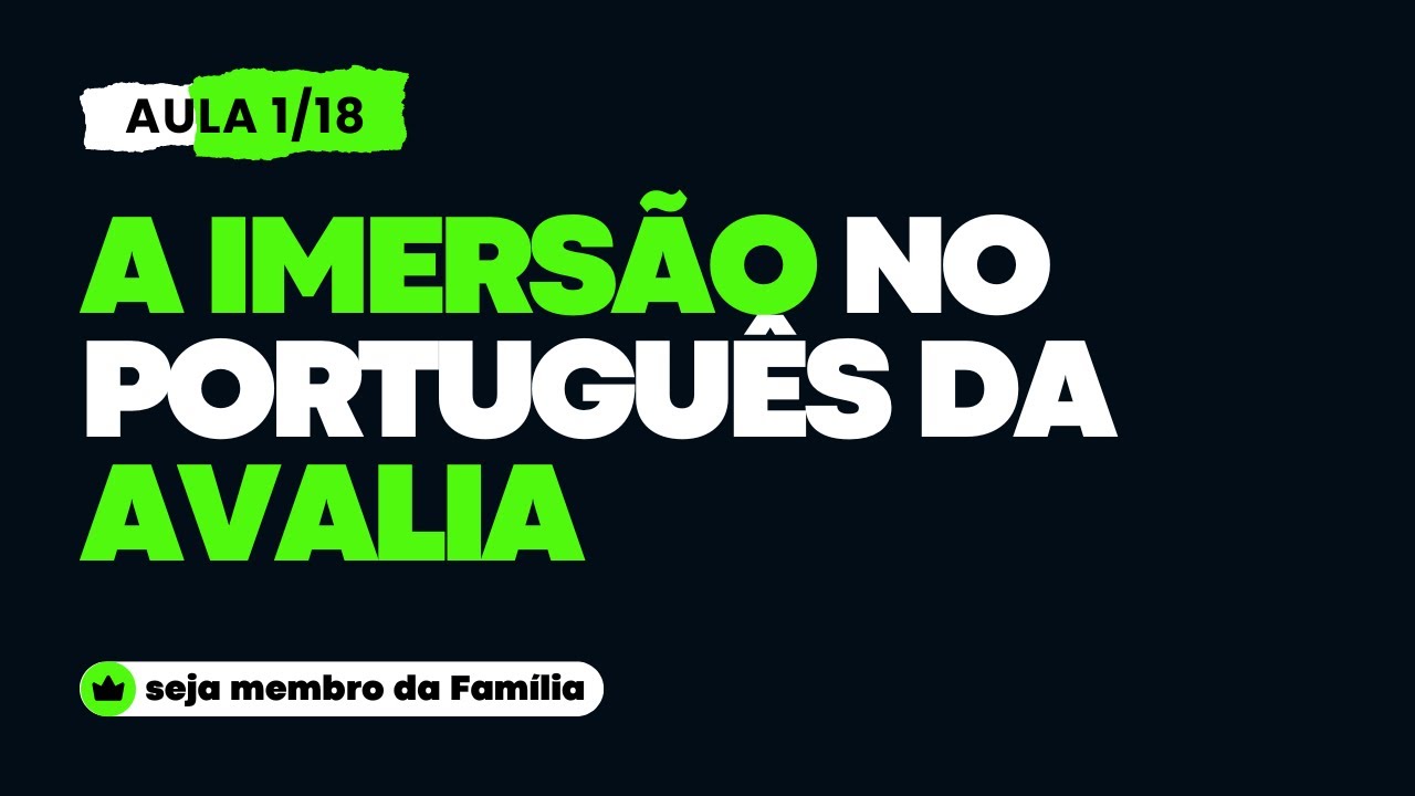 Aula 1 de 18 | Concurso da Polícia Civil do MS - O Português da Avalia