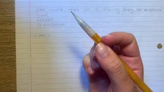 Binary Representation of Positive Integers