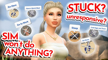 This Sims 4 2021 MOD helps you FIX STUCK/UNRESPONSIVE SIM (won