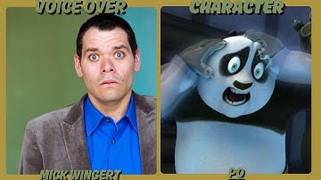 COMPARISON VOICE OVER AND CAST KUNGFU PANDA LEGEND OF  AWESOMENESS : THE PO WHO CRIED GHOST