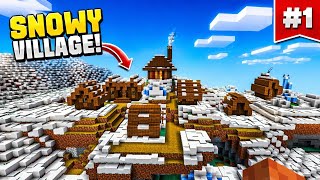 Minecraft Mein Mila SNOWY VILLAGE! 😱 Sabse Rare Gaon!