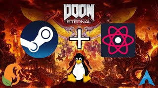 [Proton-5.5-GE-1] DOOM Eternal Linux Gameplay - Guardian Boss (3700X/5700XT)