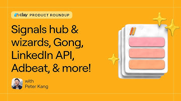 Product Roundup 25.Q2.1 | Signals hub & wizards, Gong, LinkedIn API, Adbeat & more!