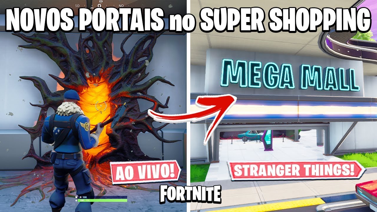 Fortnite recebe portais de Stranger Things, série da Netflix