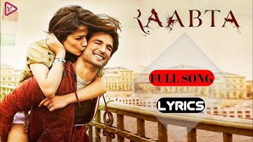 Raabta Title Song | Full Lyrics Song | Deepika Padukone,Susant Singh Rajput,Kriti Sanon|Pritam,Jam 8
