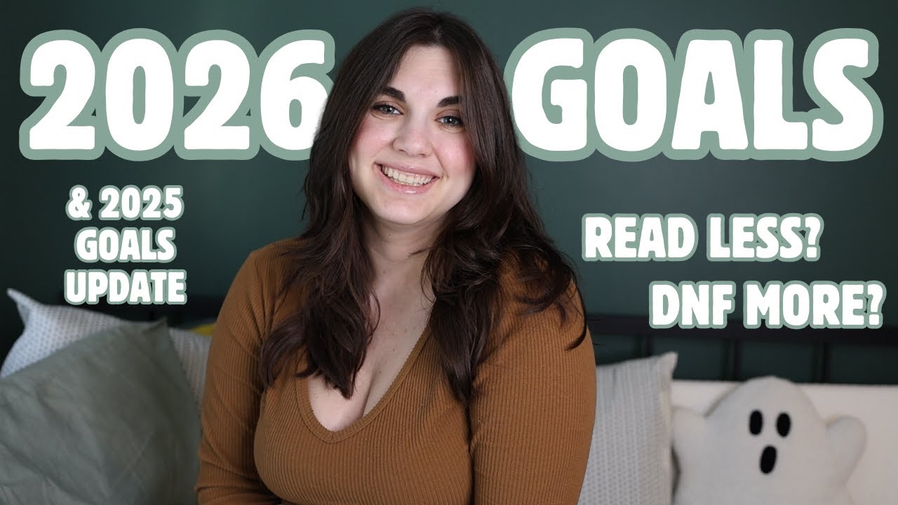 Планы чтения, изменение моих видео и попытки стать более креативными 📚 книжные цели на новый год