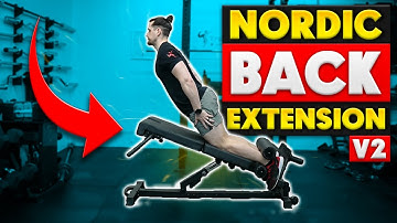 BEST Adjustable Nordic Bench | TIB BAR GUY Nordic Back Extension V2