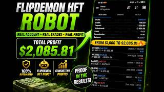 FlipDemon HFT Robot Turned $1,000 Into $2,085 — Real Account Proof | XAUUSD & BTCUSD 2026