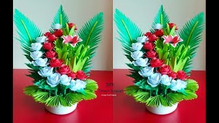 How to make beautiful paper flower bouquet wrapping tutorial || room
decoration idea in this video, i will show you,how bouque...