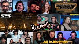 Guardians of the Galaxy Vol. 3 New Trailer Reaction Mashup | Marvel Studios