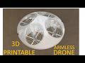 Designing the AERO ORB X1 - 3D Printable Armless Drone Concept! (SolidWorks)