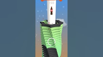 Stackball 🏀 gameplay 3D game 🎮 stack ball #gaming #basketballshorts