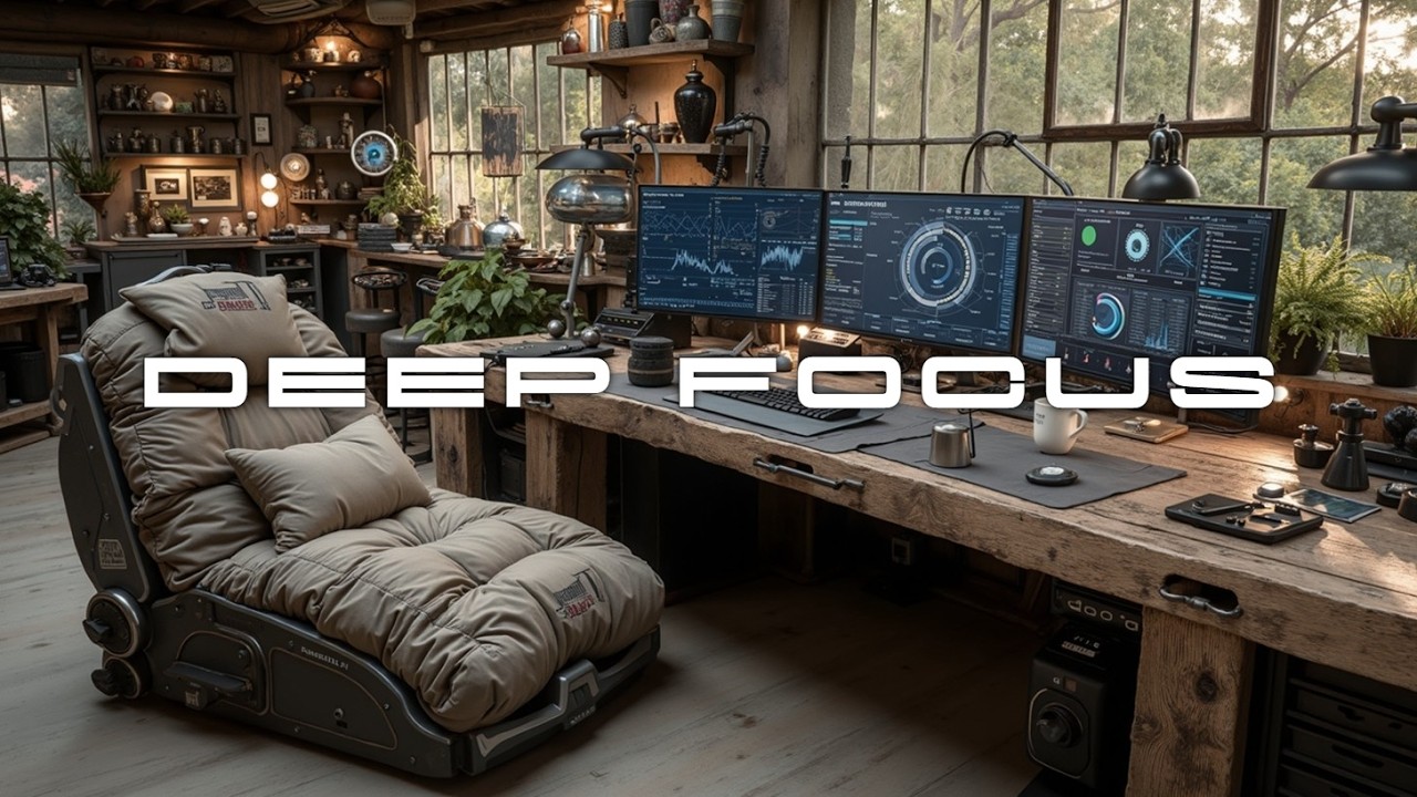 Музыка рабочей зоны ♫ Глубокая концентрация Учеба Продуктивность Сосредоточенность Фоновая музыка