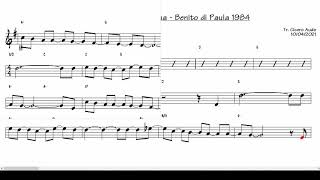 Amigo do Sol, Amigo da Lua - Benito di Paula 1984 (Sax Tenor Bb) [Partitura playback]