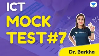 11:00 AM - Crack JRF 2021| ICT by Dr. Barkha | MOCK TEST #7 screenshot 4