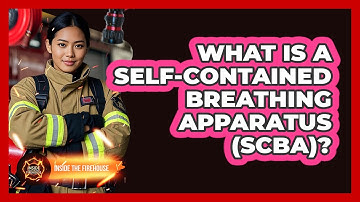 What Is A Self-Contained Breathing Apparatus (SCBA)? - Inside the Firehouse