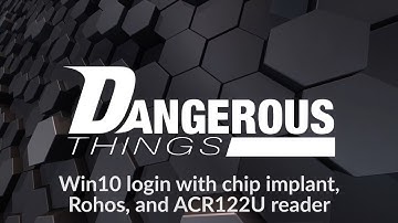 Log into Win10 with microchip implant, ACR122U reader, and Rohos Logon Key