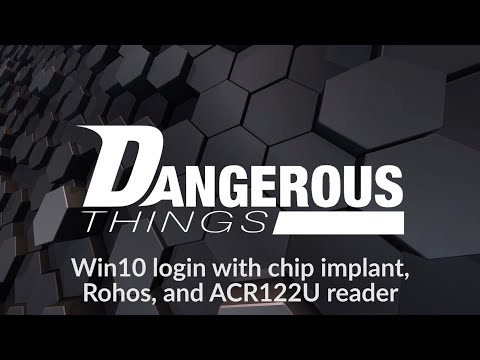 Log into Win10 with microchip implant, ACR122U reader, and Rohos Logon Key