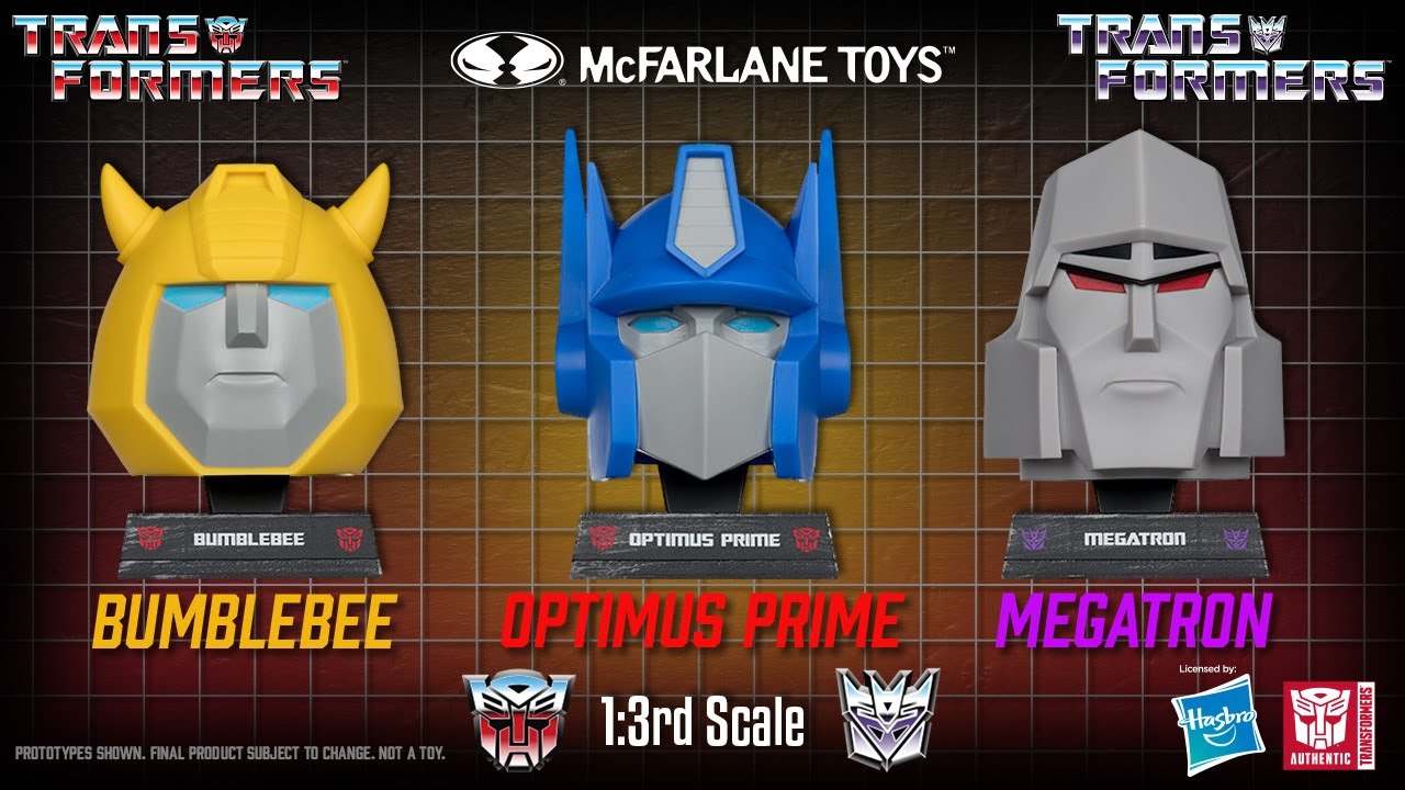 Новый набор бюстов-реплик Transformers™ в масштабе 1:3 | Витрина фигурок