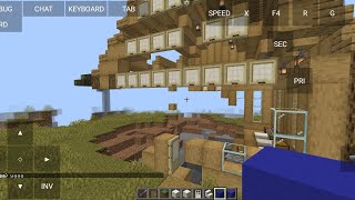 Minecraft Sunucuda Muhammet le polis binası yaparken bir çocuk evimi patlatdi