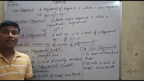 Polynomial part 2