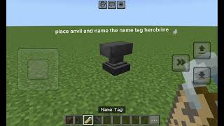 How to spawn HEROBRINE in minecraft 