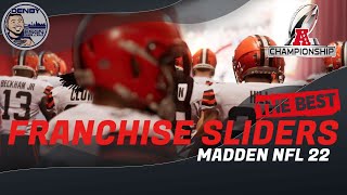 The Best Franchise Sliders Madden 22 - AFC Championship
