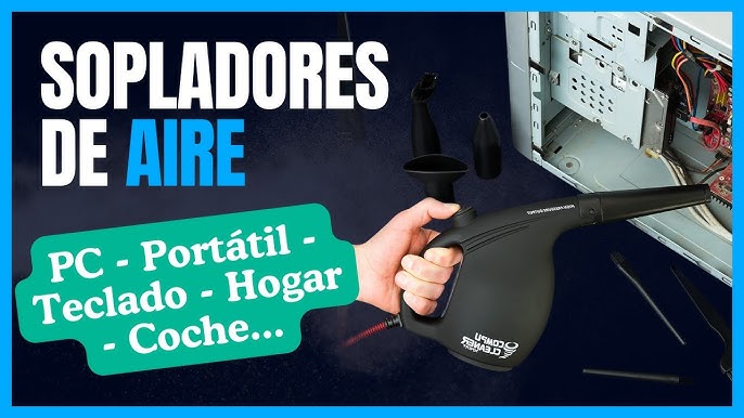 Bomba de aire comprimido para limpieza de ordenadores, soplador de aire  eléctrico, limpiador de polvo de aire inalámbrico para migas de teclado de  PC