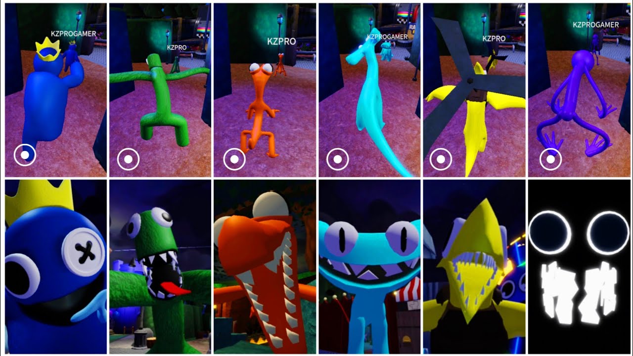 I Turned Into EVERY MONSTER in Rainbow Friends Chapter 2! 😱 (Cyan & Yellow)