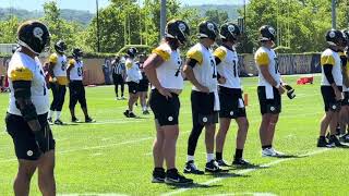 Gennings Dunker Coming Along on Offensive Line | Steelers Sights & Sounds