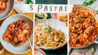 3 Healthy Seafood PASTA RECIPES That Are Actually Delicious!