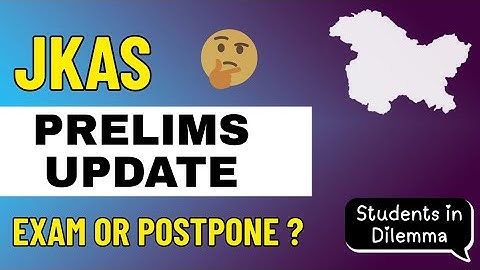 JKAS PRELIMS IMPORTANT UPDATE 🔥 @TheAspirants01