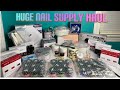 HUGE NAIL SUPPLY HAUL SPENT $500 BEGINNER FRIENDLY (AMAZON, NAIL SUPERSTORE, YOUNG NAILS, VALENTINO)