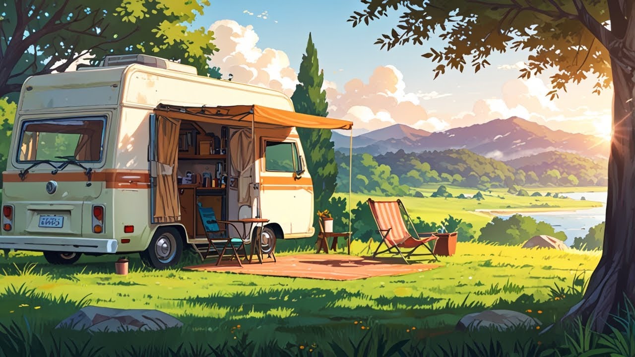 Lo-Fi Camping by the Van | Chill Beats to Relax & Focus