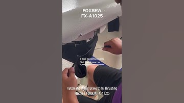 Automatic Waist Cords Thrusting Machine