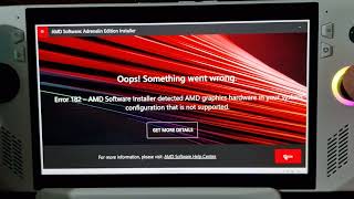 Install latest AMD Graphics driver on the ASUS ROG Ally