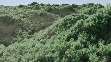 Blender VFX Breakdown - Forest Mountain