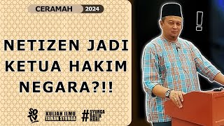 SYAMSUL DEBAT | NETIZEN JADI KETUA HAKIM NEGARA?!!