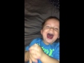 Baby laughs!! The happiest 19 seconds I&#39;ve ever witnessed.