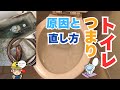 【詰まりDIY】トイレのつまり原因と直し方