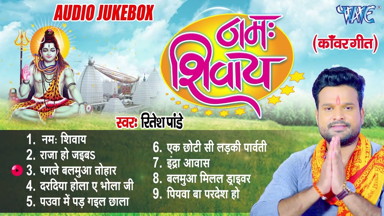   Ritesh Pandey All Time Hits Shiv Bhajans  Audio Jukebox  Namah Shivay  Bhakti Songs