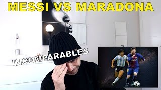 LIONEL MESSI VS DIEGO MARADONA / BEST DRIBBLINGS & SKILLS
